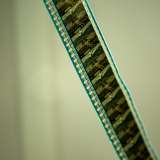 Una delle vecchie pellicole che permettevano la proiezione dei film